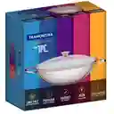 Tramontina Wok 34 cm 5 01Lt Ventura Acero