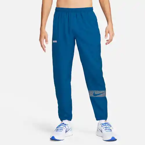 Nike Pantalón Flsh Chllgr Wvn Para Correr Hombre Azul Talla XL