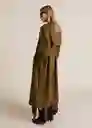 Abrigo Trench Adelaida Khaki Talla M Mujer Mango