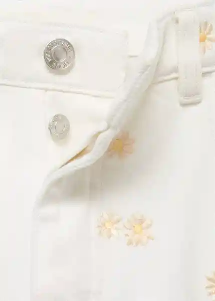 Jean Massy Offwhite Talla 38 Mujer Mango