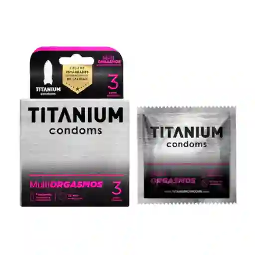 Titanium Condón Multiorgasmos