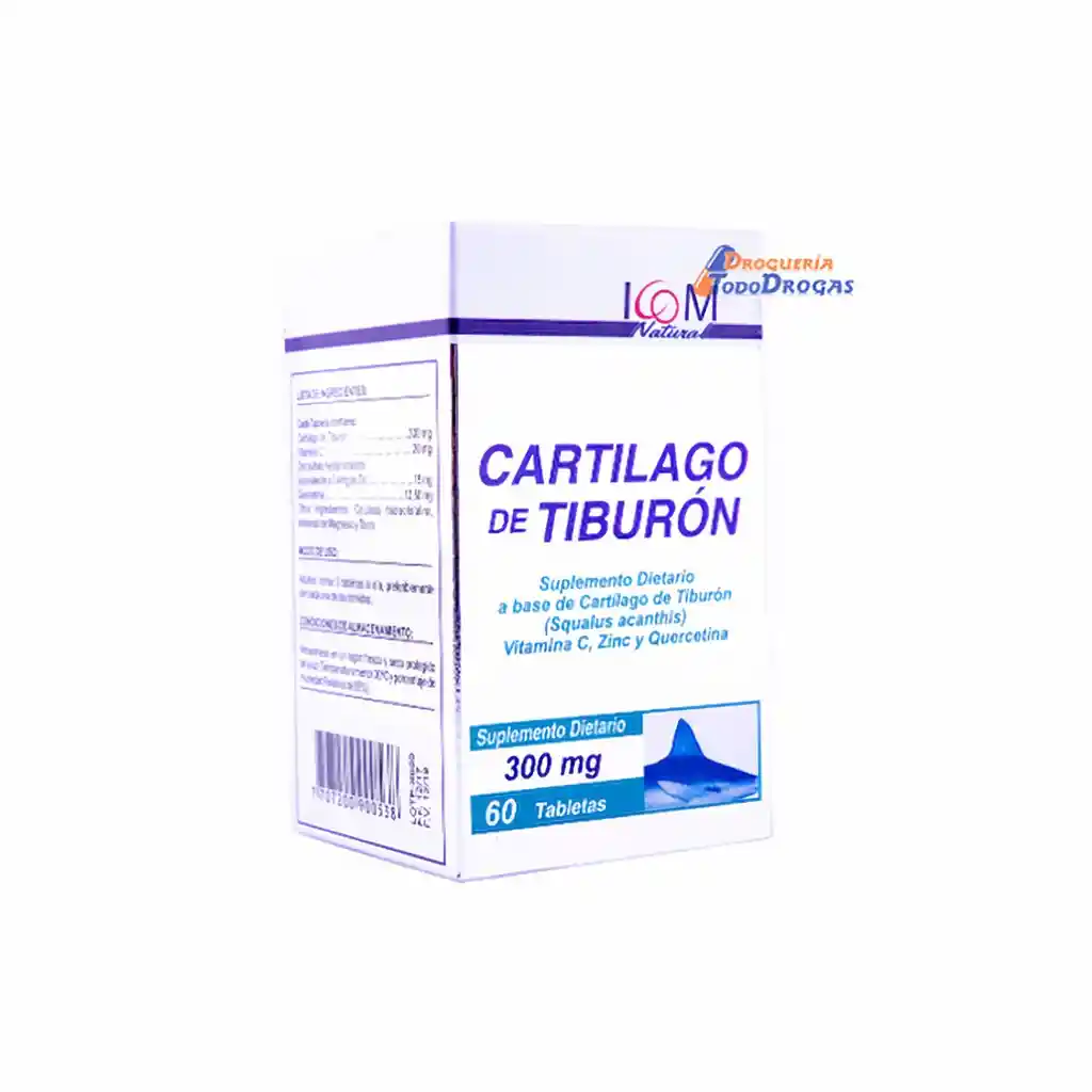 Cartílago De Tiburón Icom Suplemento Dietario