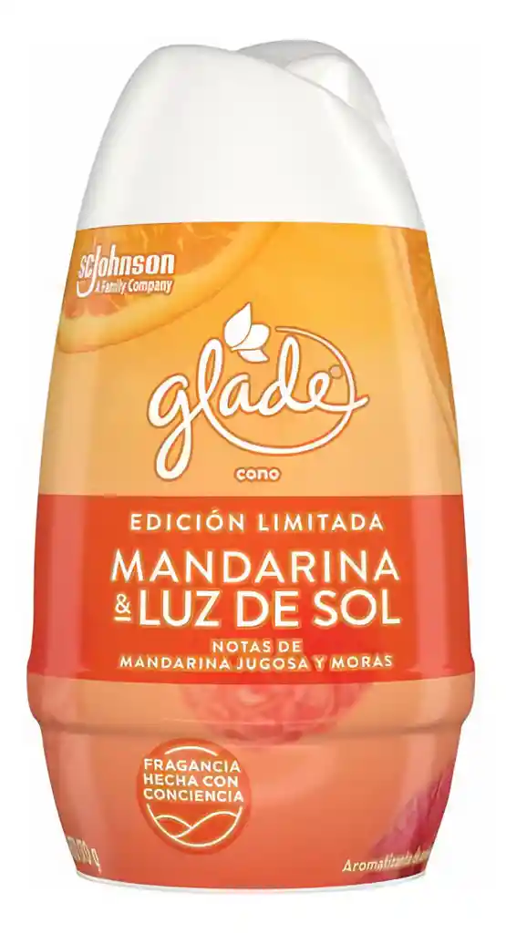 Glade Ambientador Cono Mandarina Luz de Sol