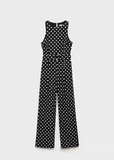 Enterizo Mono Romeo Negro Talla M Mujer Mango