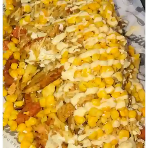 Salchipapa de la Casa