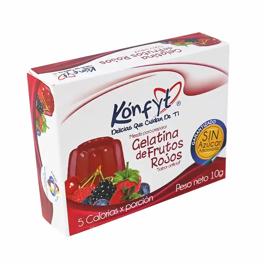 Konfyt Gelatina Frutos Rojos