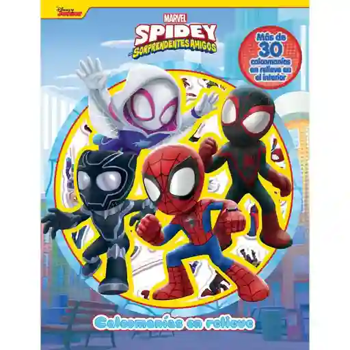 Marvel Spidey Calcomanias en Relieve Phidal Publishing