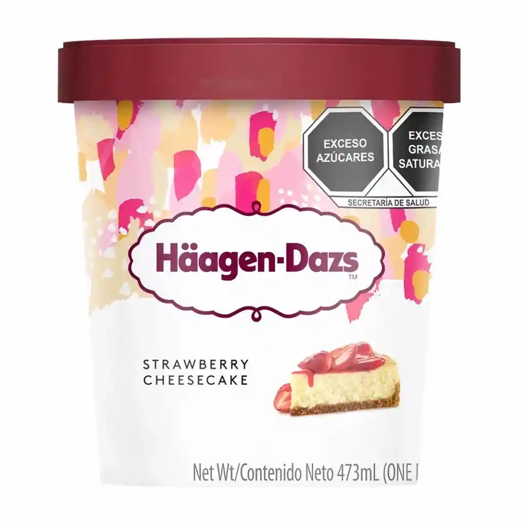 Haagen Dazs Helado Cheesecake Fresas