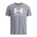 Under Armour Camiseta Sportstyle Logo Update Hombre Gris Sm