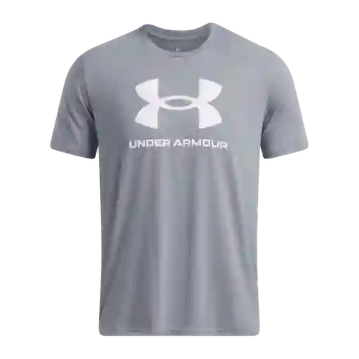 Under Armour Camiseta Sportstyle Logo Update Hombre Gris Sm