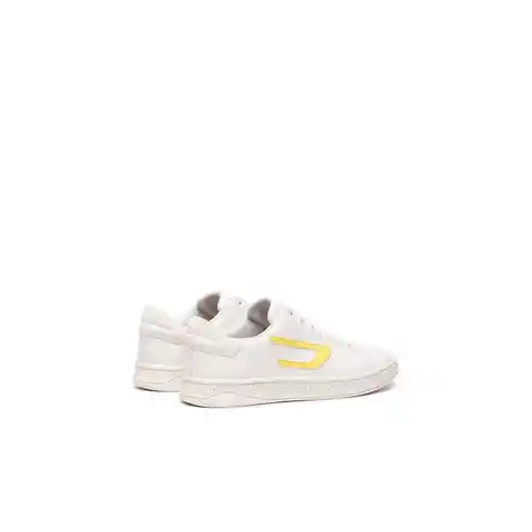 Diesel Tenis Hombre Adulto Blanco/Amarillo Talla 8 S-ATHENE LOW