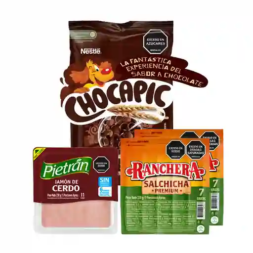 Combo Nestlé Cereal Chocapic Con Sabor Chocolate 380 g