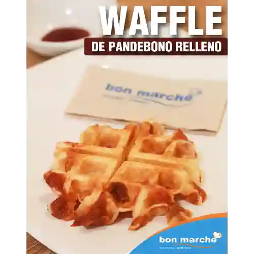 Waffle de Pandebono Relleno