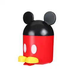 Miniso Organizador Plástico Para Escritorio Mickey Mouse Negro