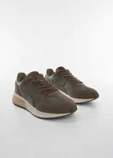 Zapatos Deportiva Rule Khaki Talla 41 Hombre Mango