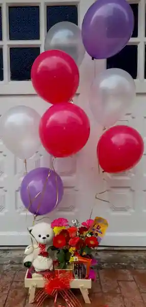 Ancheta Con Globos en Helio