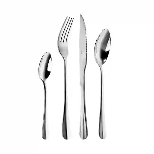 Juego 24 Pzs Cubierto Acero Inoxidable Capri Kw Sm144