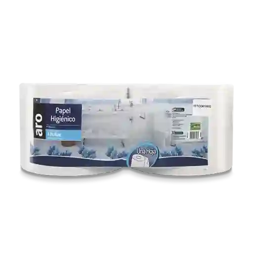 Aro Papel Higiénico Jumbo Una Hoja Blanco