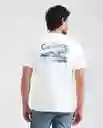 Camiseta Beach Graphic Crudo Prístino Claro T. S Chevignon