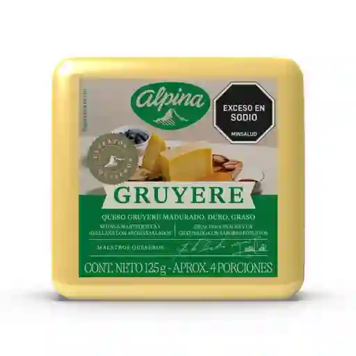 Queso Alpina Gruyere (125 Gr)