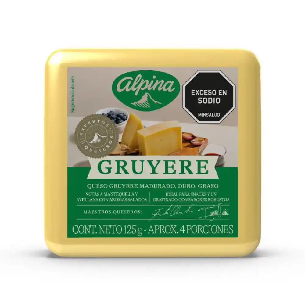 Queso Alpina Gruyere (125 Gr)