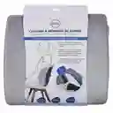 Soporte Lumbar Memory Foam. Marca: Sensly. Medidas: 33 x 32 x 10  cm. La Imagen es de Referencia, no Incluye Accesorios Adicionales. Sku 212457