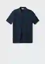 Camiseta Polo Arraona Navy Talla XL Hombre Mango