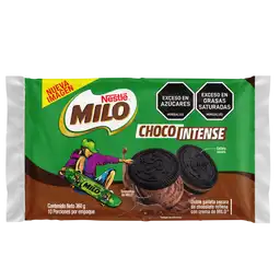 Galletas MILO Choco Intense con granulitos de MILO 10 Unds x 360g