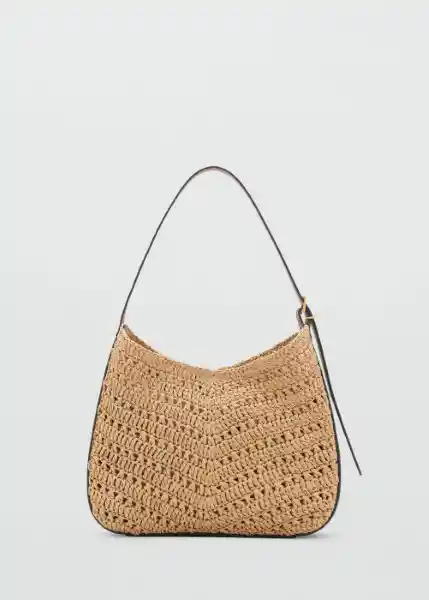 Bolso G Carrie Cuero Talla 99 Mujer Mango