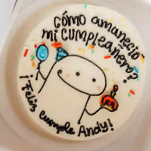 Mini Pastel - como Amaneció Mi Cumplea