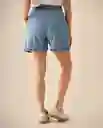 Bermuda Short Azul Prusia Oscuro Talla 6 653G000 Esprit