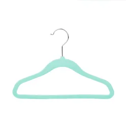 Colgador Kid Terciopelo Color Menta 5 Un Krea