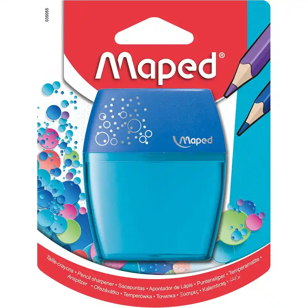 Maped Sacapuntas Shaker con Doble Depósito 