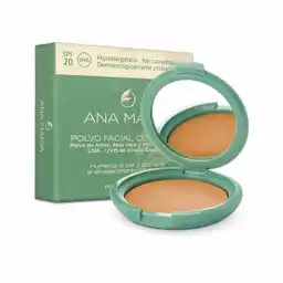Ana Maria Polvo Compacto Facial de Arroz Tono 22 Sándalo