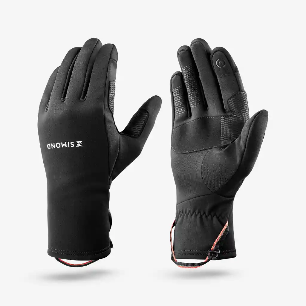 Guantes Táctiles Y Stretch Para Trekking Adulto Talla L Negro
