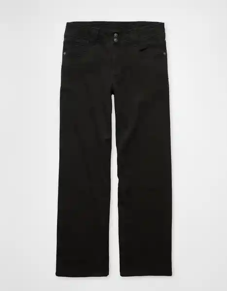 Pantalón Mujer Negro Talla: 10 REGULAR 5629016 American Eagle