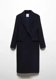 Abrigo Borabora Navy Talla L Mujer Mango