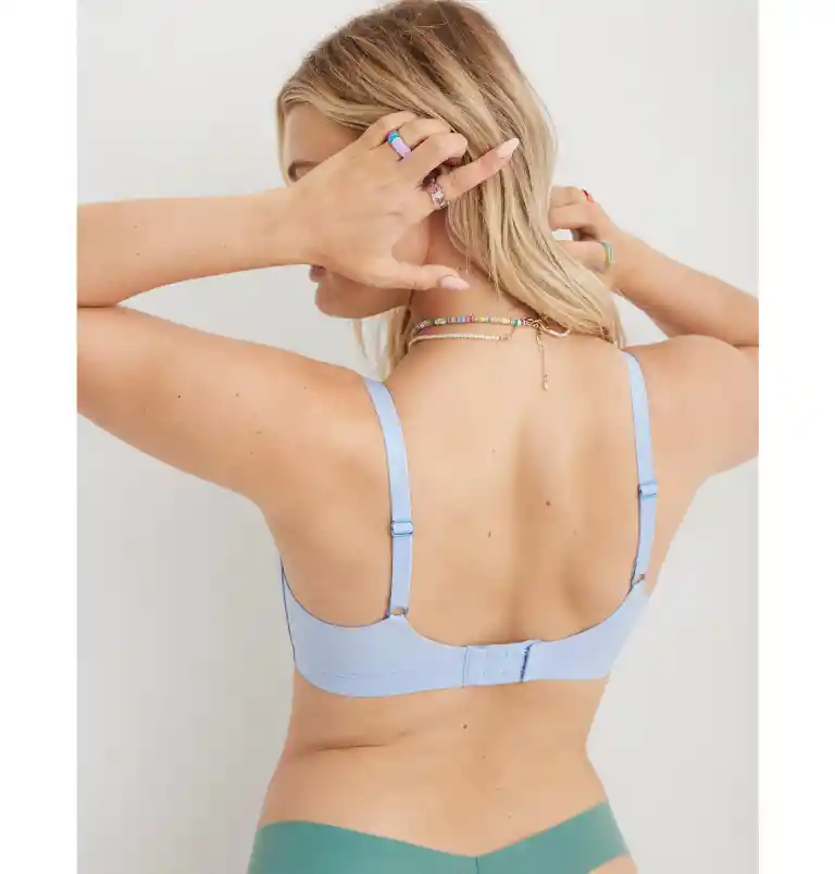 Bralette Azul Claro Medium American Eagle