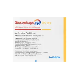 Glucophage XR (500 mg) 