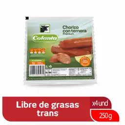 Colanta Chorizo con Ternera
