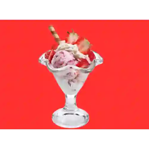 Fresas con Helado