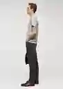 Camiseta Cherlo Gris Medio Vigoré Talla M Hombre Mango