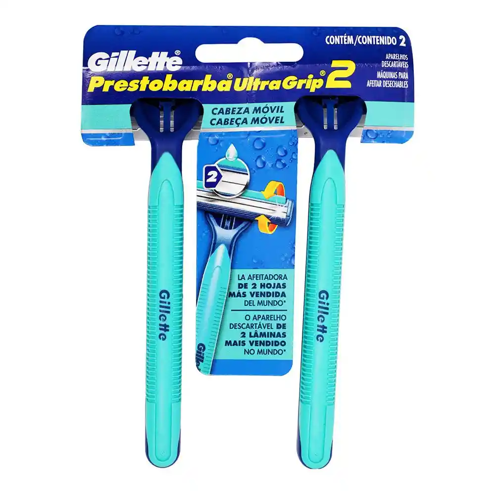 Gillette Máquinas de Afeitar Prestobarba Ultragrip2