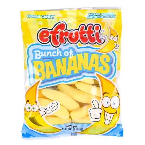 Efrutti Caramelos Gomita Bunch Banana 