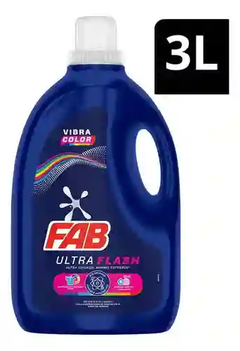 Fab Detergente Líquido Ultra Color 