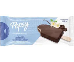 Popsy Paleta Cremosa Sabor a Vainilla Cubierta con Chocolate