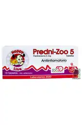 Prednizoo  5 Prednisolona 5 mg Tabletas. Antiinflamatorio Uso Veterinario 