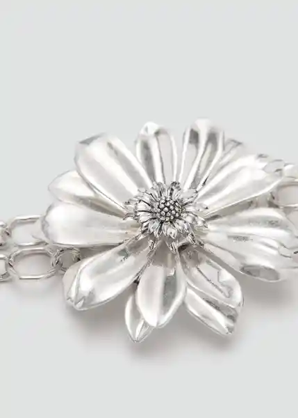 Cinturón Maggie Plata Talla M Mujer Mango