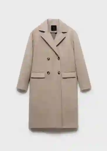 Abrigo Tabisa Camel Talla L Mujer Mango