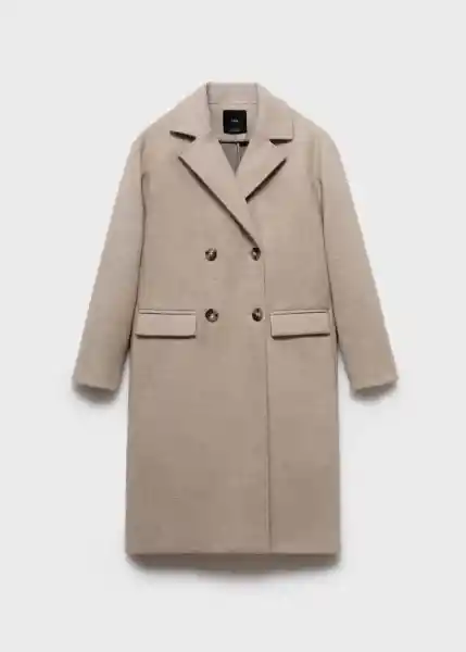 Abrigo Tabisa Camel Talla L Mujer Mango